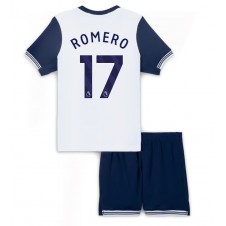 Tottenham Hotspur Cristian Romero #17 Hjemmedraktsett Barn 2024-25 Kortermet (+ korte bukser)